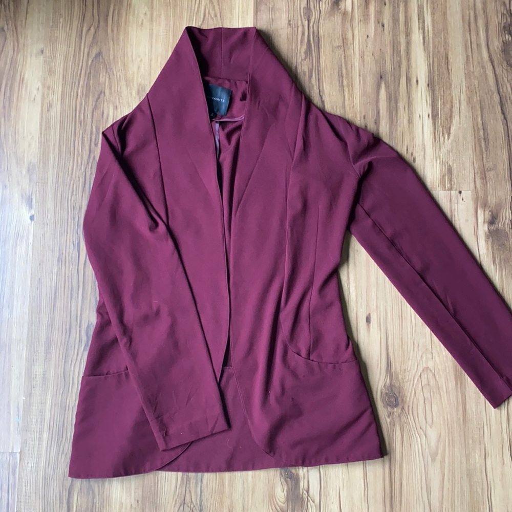 Maroon blazer